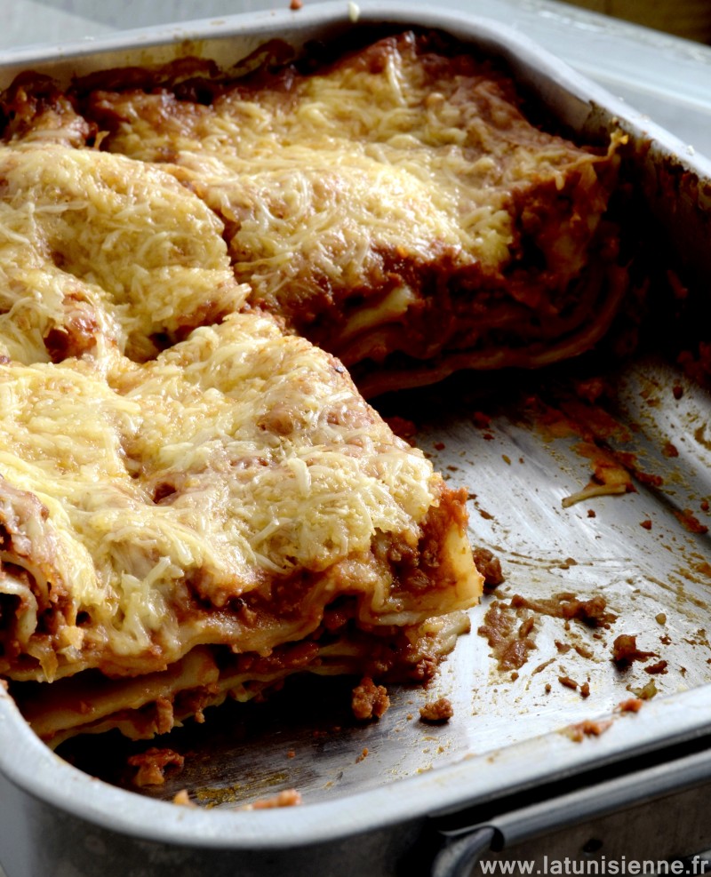 lasagnes bolognaise tunisienne 2