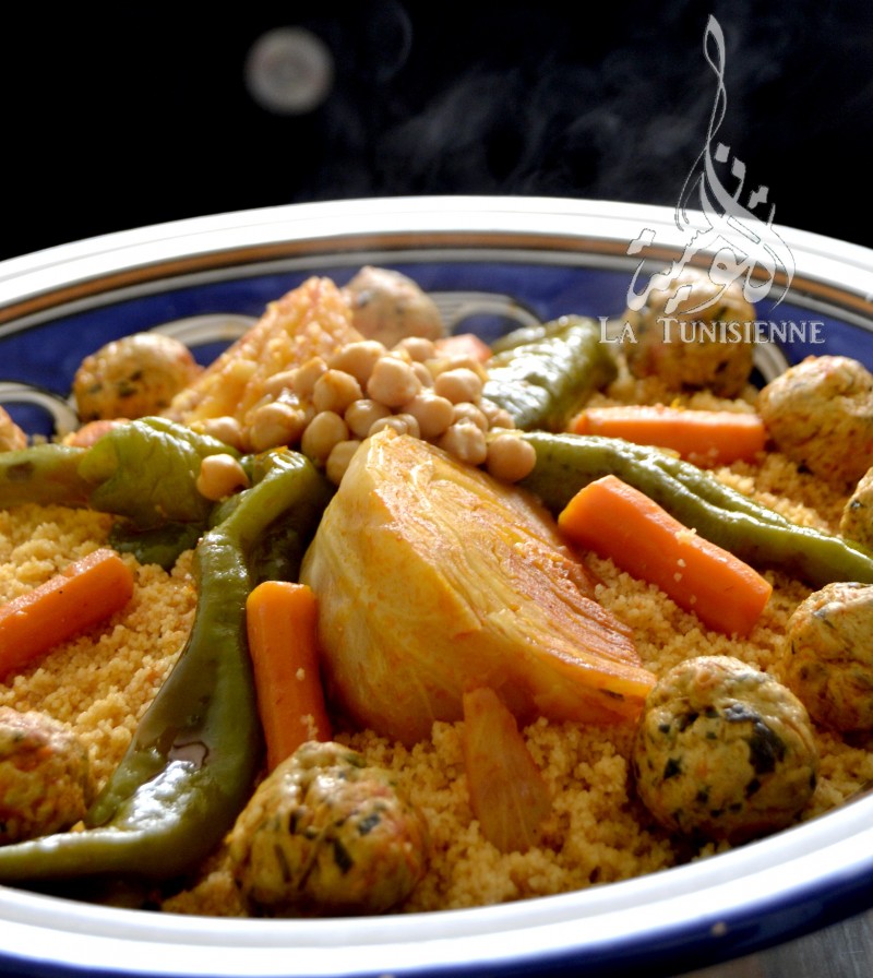 couscous aux boulettes poulet