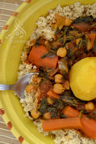 couscous complet vgétarien gafsa 1