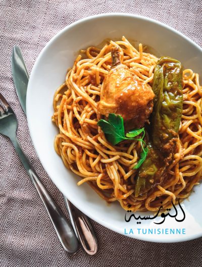 spaghetti tunisiens au cookeo